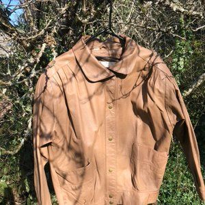 S Wilsons Vintage Leather Jacket Tan